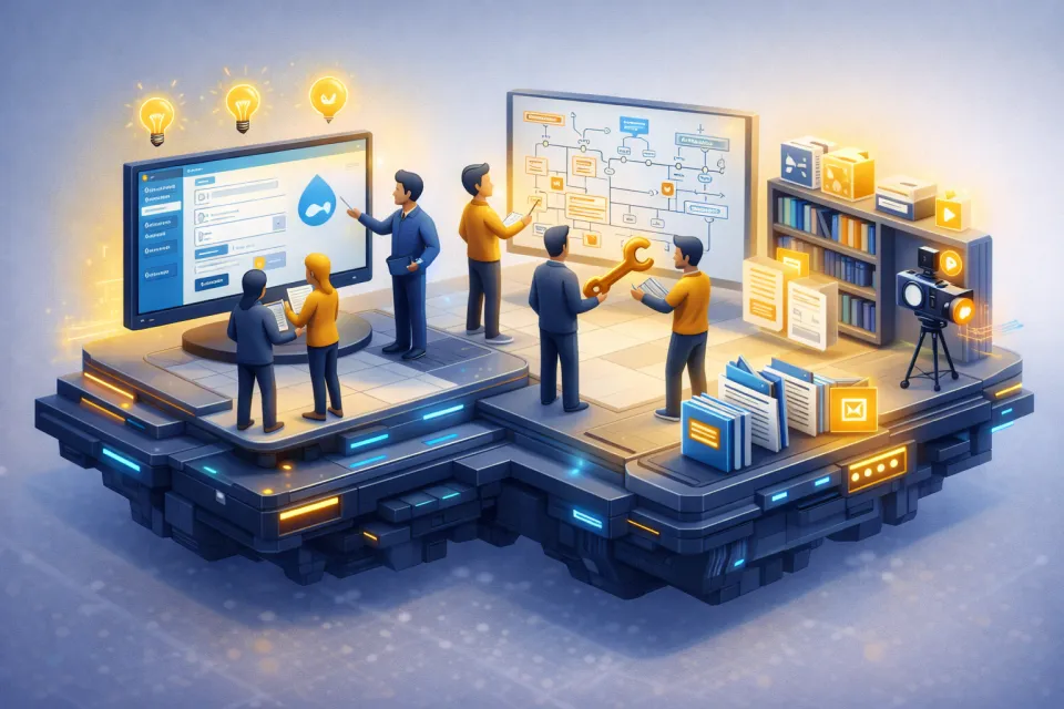 Enable people with drupal knowledge